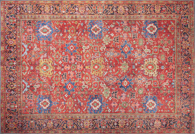 Covor Asi Home Soul Chenille - Red, 140 x 190cm, Poliester, Multicolor