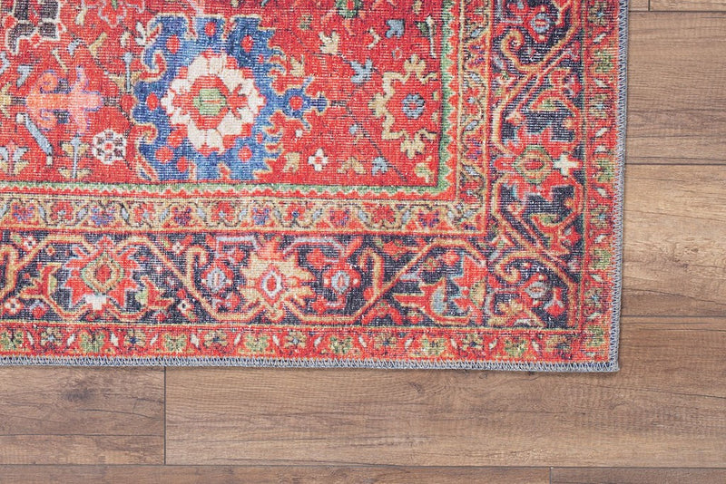 Covor Asi Home Soul Chenille - Red, 140 x 190cm, Poliester, Multicolor