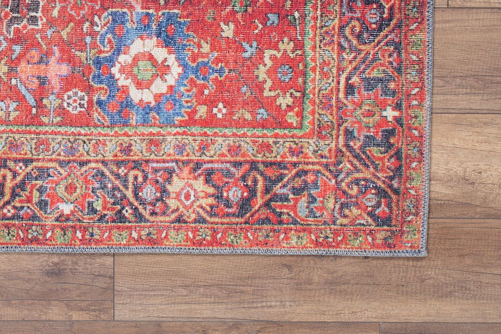 Covor Asi Home Soul Chenille - Red, 140 x 190cm, Poliester, Multicolor