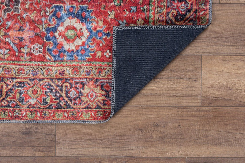 Covor Asi Home Soul Chenille - Red, 140 x 190cm, Poliester, Multicolor