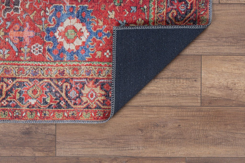 Covor Asi Home Soul Chenille - Red, 140 x 190cm, Poliester, Multicolor