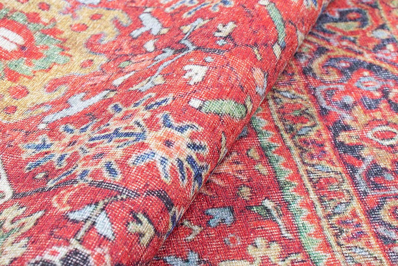 Covor Asi Home Soul Chenille - Red, 140 x 190cm, Poliester, Multicolor