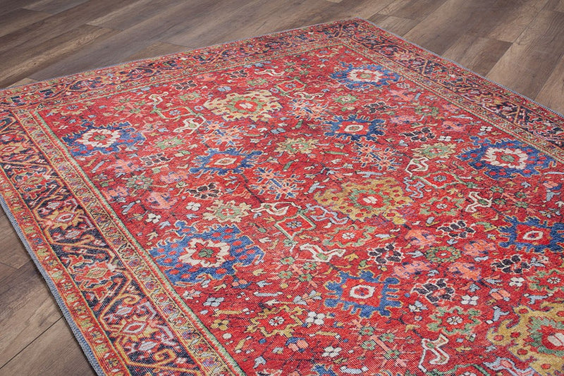 Covor Asi Home Soul Chenille - Red, 140 x 190cm, Poliester, Multicolor
