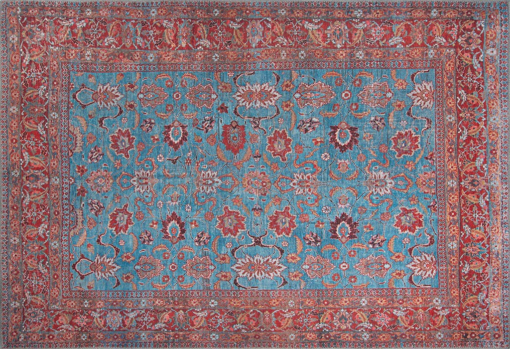 Covor Asi Home Blues Chenille - Claret, 150 x 230cm, Poliester, Multicolor