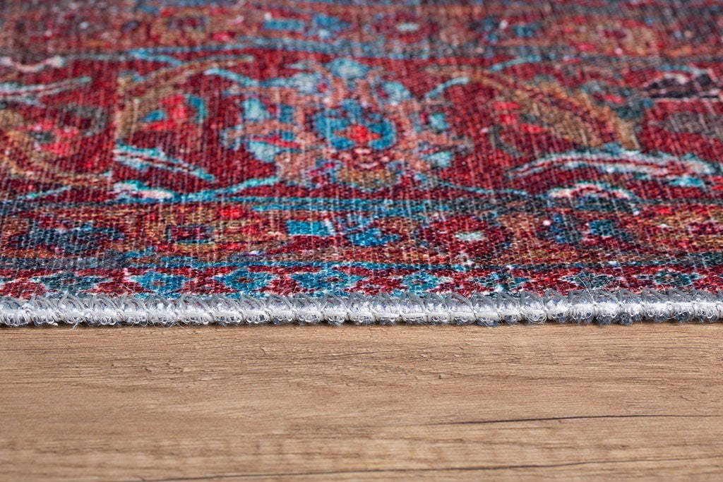 Covor Asi Home Blues Chenille - Claret, 150 x 230cm, Poliester, Multicolor