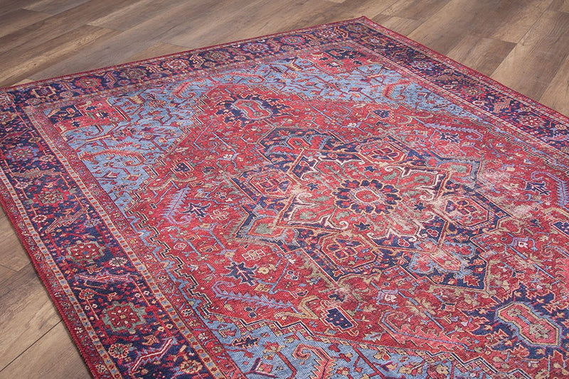 Covor Asi Home Blues Chenille - Claret, 150 x 230cm, Poliester, Multicolor