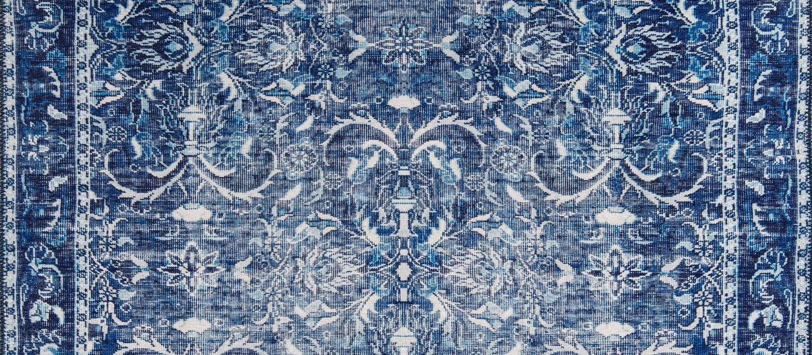Covor Asi Home Dorian Chenille 2- Dark Blue, 150 x 230cm, Poliester, Multicolor