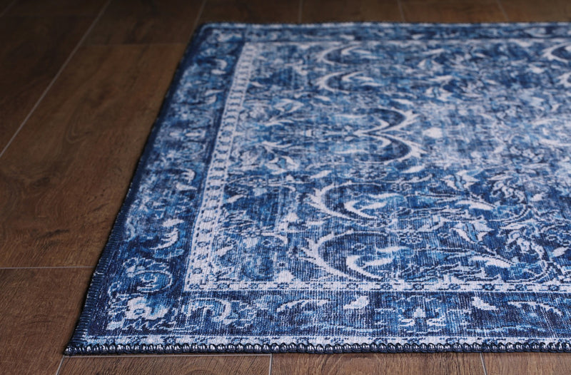 Covor Asi Home Dorian Chenille 2- Dark Blue, 150 x 230cm, Poliester, Multicolor