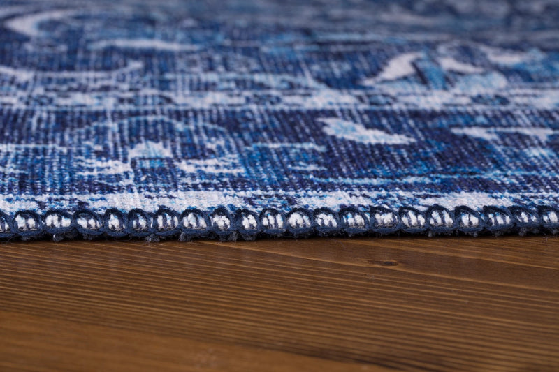 Covor Asi Home Dorian Chenille 2- Dark Blue, 150 x 230cm, Poliester, Multicolor