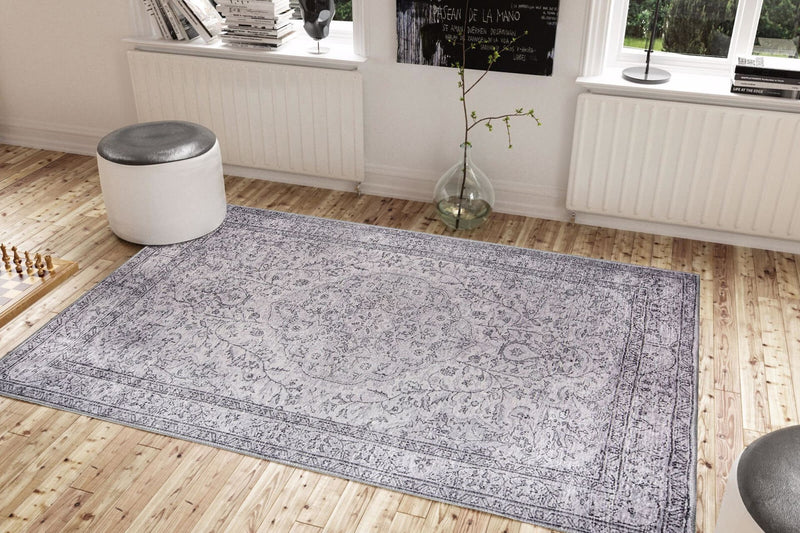 Covor Asi Home Dorian Chenille - Gray, 150 x 230cm, Poliester, Multicolor