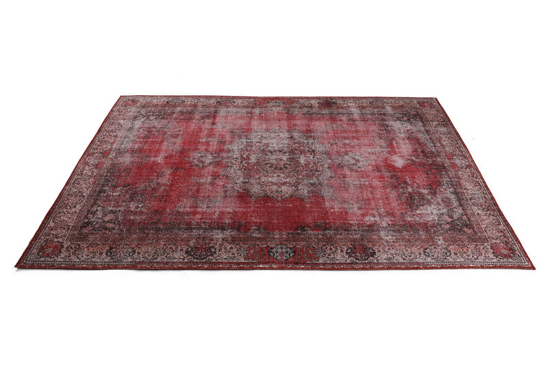 Covor Asi Home Blues Chenille - Red, 140 x 190cm, Poliester, Multicolor