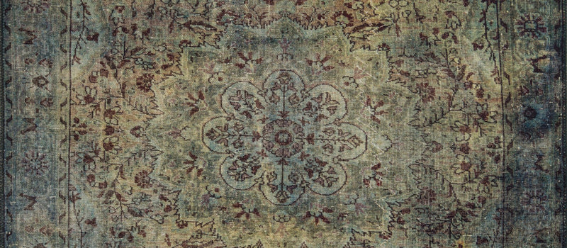 Covor Asi Home Blues Chenille - Green 3, 150 x 230cm, Poliester, Multicolor