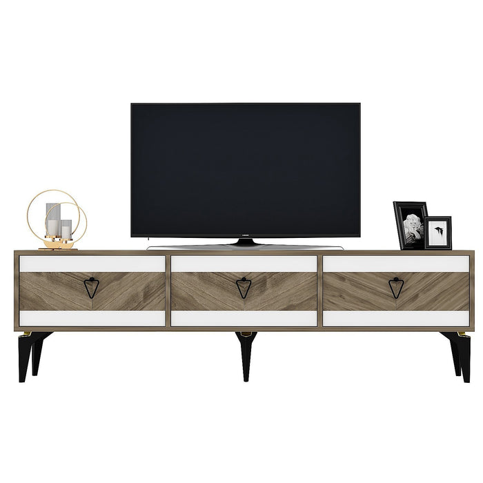 Comoda TV Asi Home Zenon, 150 cm x 53 cm x 35 cm, Nuc,
Alb