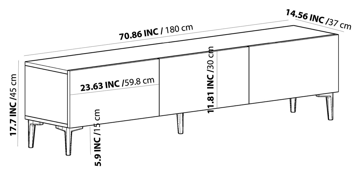 Comoda TV Asi Home Artemis - Antracit