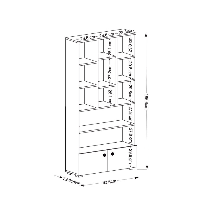 Etajera Asi Home Penguen - Safir Stejar