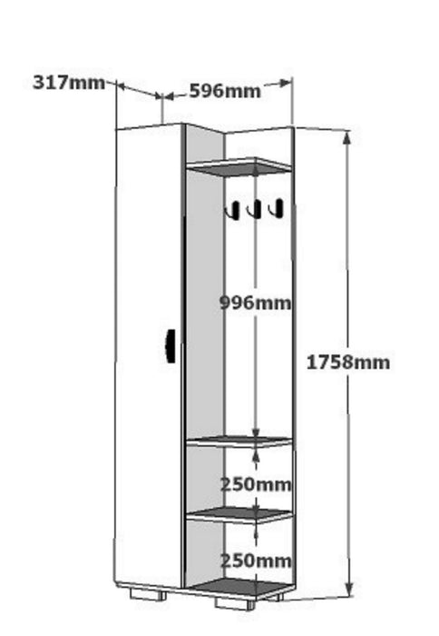 Dulap multifuncțional Asi Home Flexi - Alb