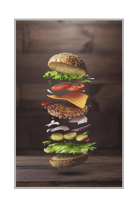 Covor Bucatarie Asi Home Hamburger, 80 x 150cm, Poliester, Multicolor
