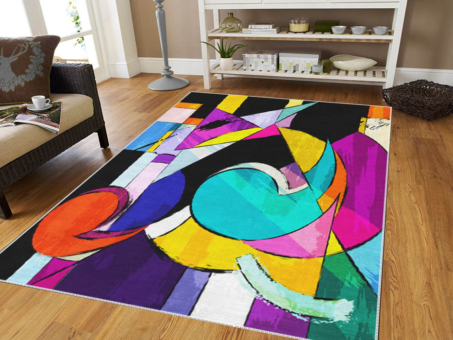 Covor Asi Home Abstract Colorful , 140 x 220cm, Poliester, Multicolor
