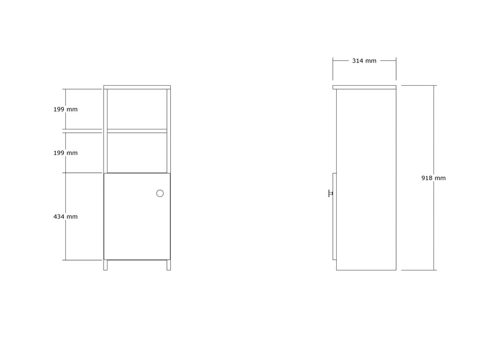 Etajera Asi Home Owen - Safir