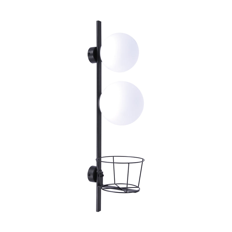 Aplica Zuma Line Orbit 2xE14 + E27 Negru