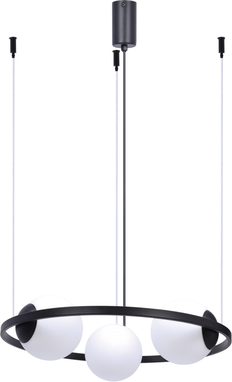 Lustra Zuma Line ORBIT 3xE27 Negru