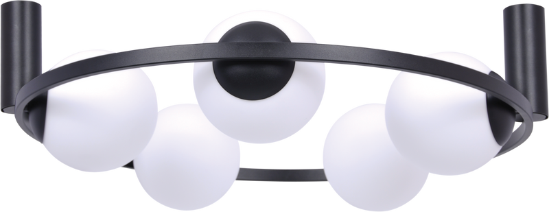 Plafoniera Zuma Line Orbit 5xE27 Negru