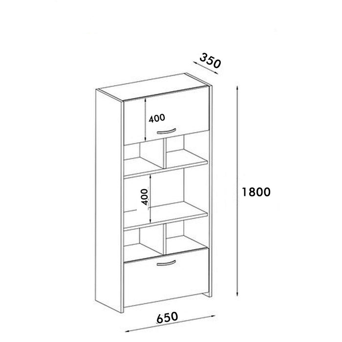 Dulap multifunctional Asi Home Albina - Alb