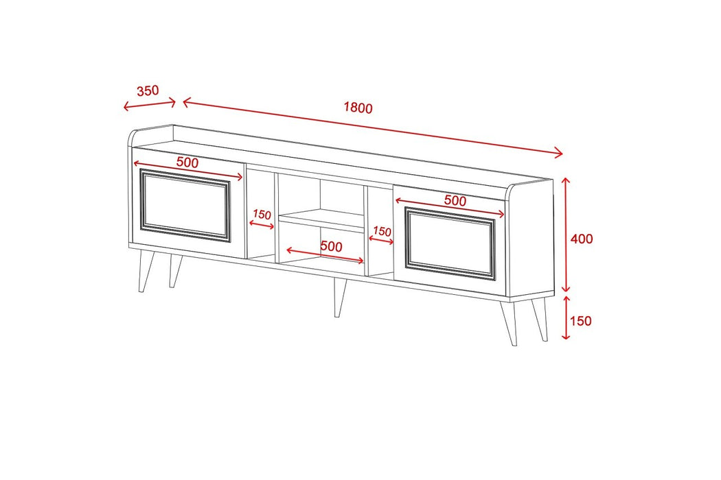 Comoda TV Asi Home Alya - Nuc