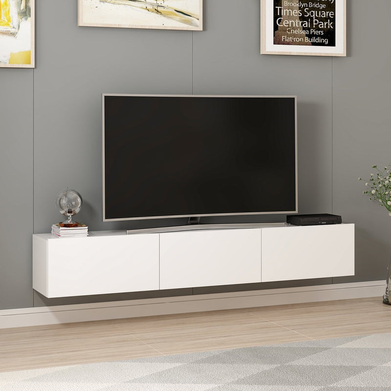 Comoda TV Asi Home Rigel - Walnut, Nuc, 180 x 30 x32cm