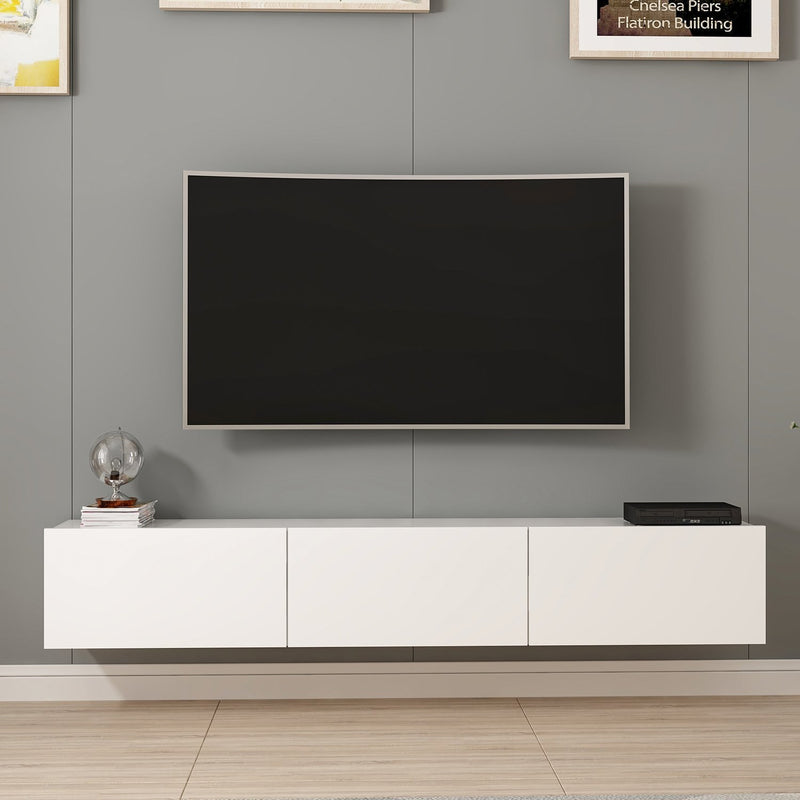 Comoda TV Asi Home Rigel - Walnut, Nuc, 180 x 30 x32cm