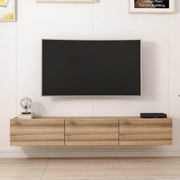 Comoda TV Asi Home Rigel, 180 cm x 30 cm x 32 cm,  Bright Alb