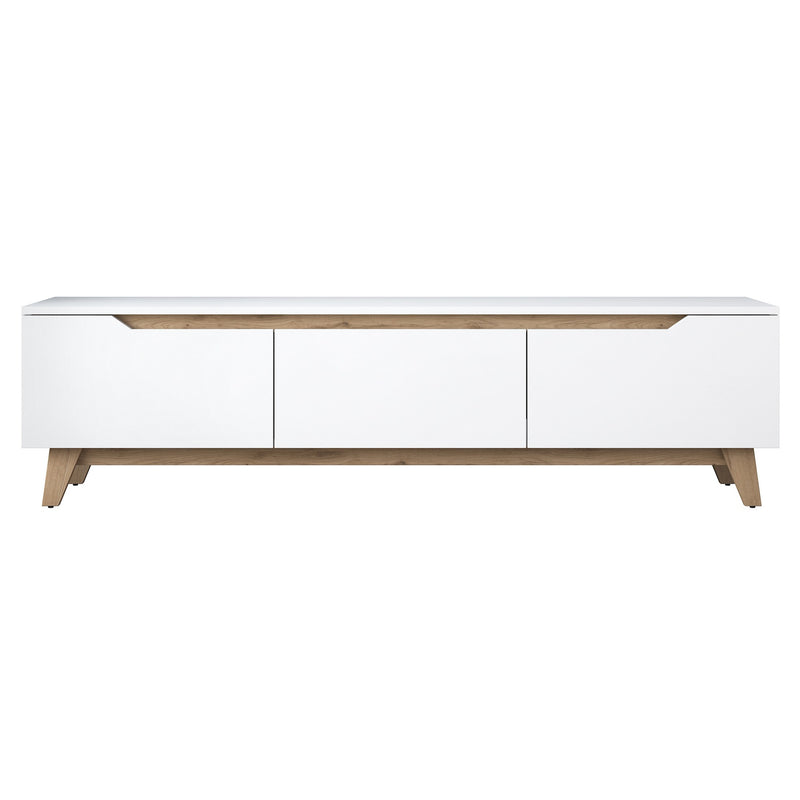 Comoda TV Asi Home D1 - 2472, Alb/
Nuc, 180 x49 x35 cm