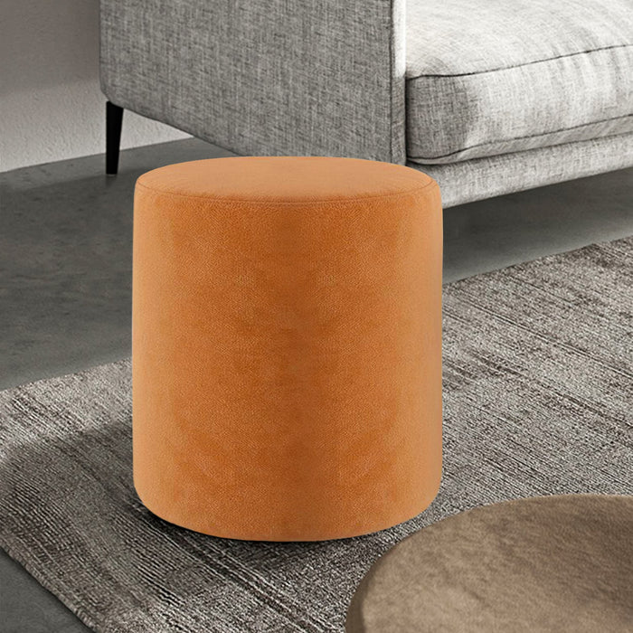 Taburet Asi Home Cylinder, Orange, 40X40X40cm