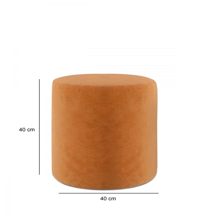 Taburet Asi Home Cylinder, Orange, 40X40X40cm