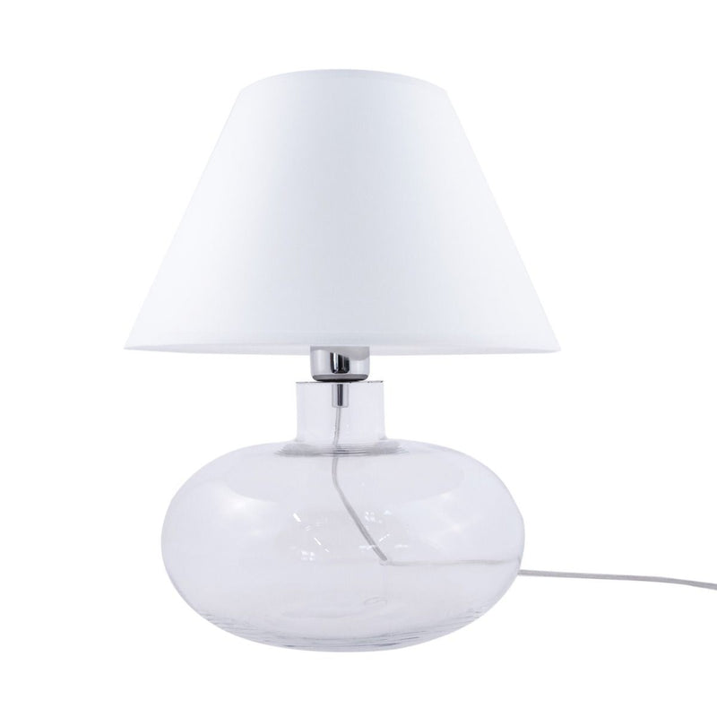 Veioza Zuma Line 1xE27 Transparent / Alb