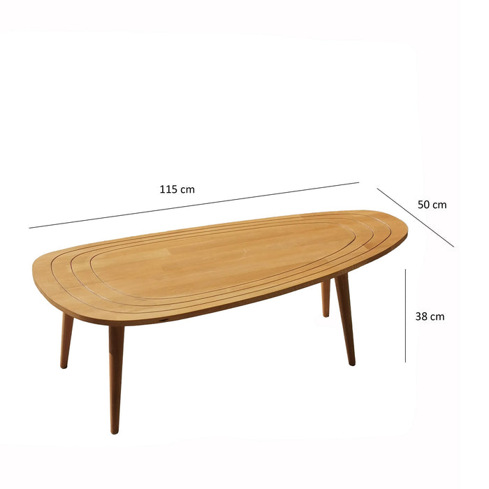 Masuta de Cafea Asi Home Sweet - Teak, Tek, 115 x38 x50cm