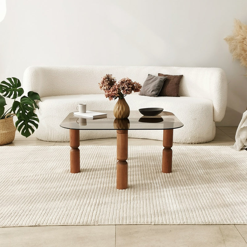 Masuta de Cafea Asi Home Kei, 80 cm x 40 cm x 80 cm, Nuc,
Bronz