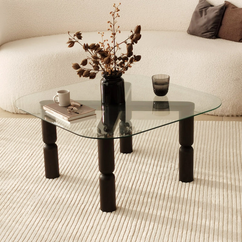 Masuta de Cafea Asi Home Kei, 80 cm x 40 cm x 80 cm, Antracit