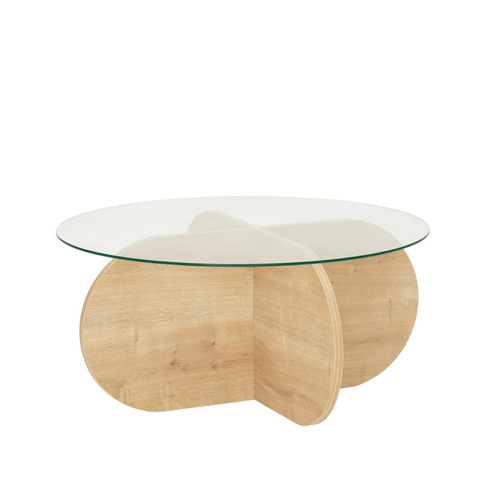 Masuta de Cafea Asi Home Bubble - Sapphire Oak,  Stejar, 75 x35 x75cm