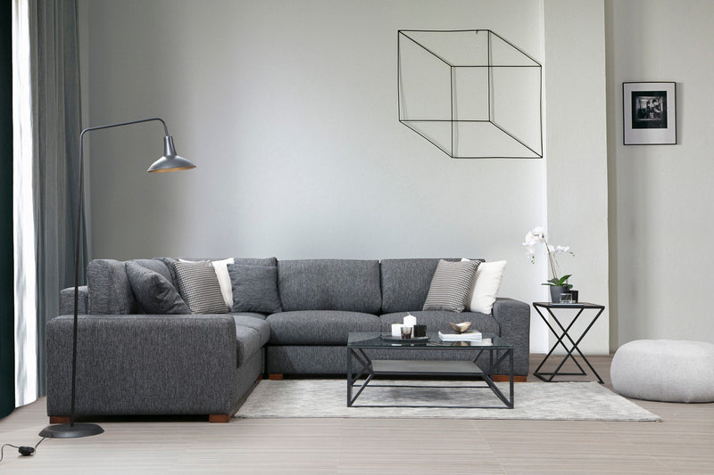 Coltar Asi Home Loop 7 Anthracite, Lungime: 282 x 282 cm Latime: 95 cm Inaltime: 85 cm