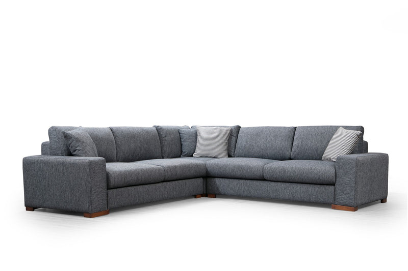 Coltar Asi Home Loop 7 Anthracite, Lungime: 282 x 282 cm Latime: 95 cm Inaltime: 85 cm