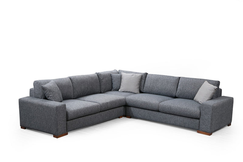 Coltar Asi Home Loop 7 Anthracite, Lungime: 282 x 282 cm Latime: 95 cm Inaltime: 85 cm