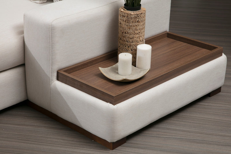 Coltar Asi Home Loop 8 cu Masuta Laterala, Bej, 374  x 428  | 40 X85  | 29 X102  x 95  | 89 cm