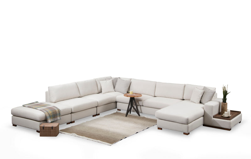 Coltar Asi Home Loop 8 cu Masuta Laterala, Bej, 374  x 428  | 40 X85  | 29 X102  x 95  | 89 cm