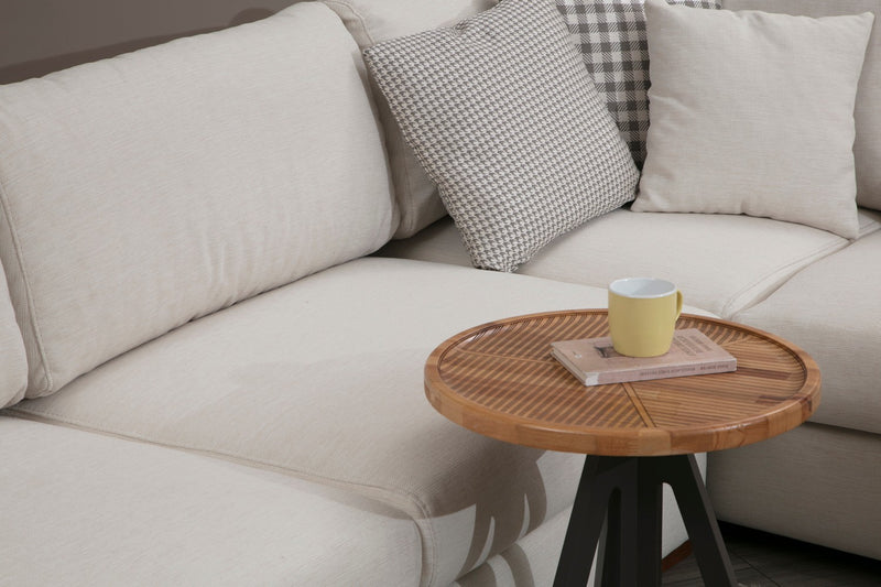Coltar Asi Home Loop 11, Masuta Laterala, Bej, 374  x 428  | 40 X85  | 29 X95  | 89 cm