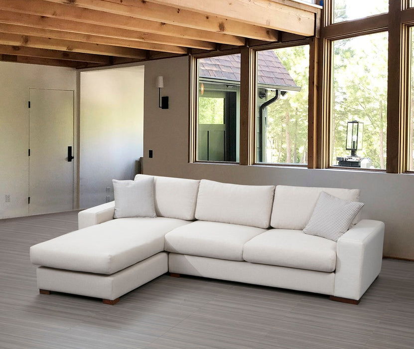 Coltar cu Sezlong Stanga Asi Home Loop 17, Bej, Lungime: 270 x 194 cm Latime: 95 cm Inaltime: 85 cm