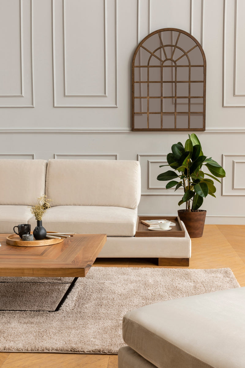 Coltar Tulip stanga fara puf  Beige