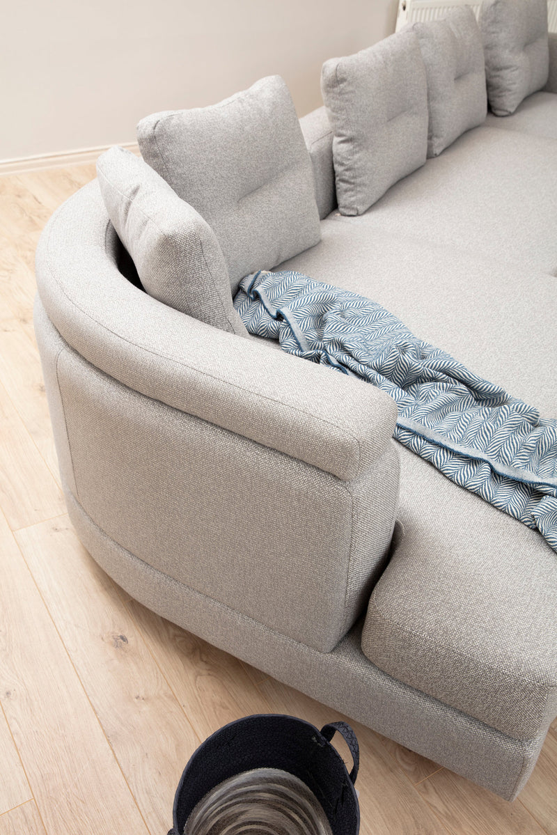 Coltar Asi Home Padova 2 , Light Grey, 140  x 385  x 200 X70X100cm