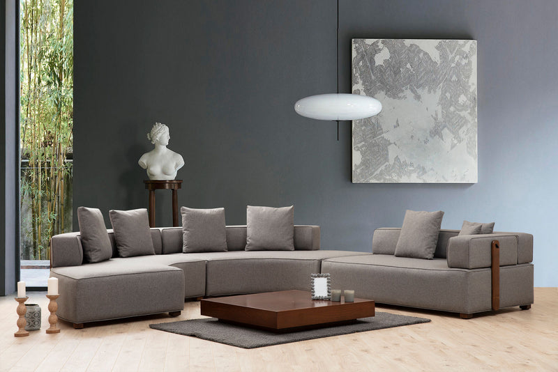 Coltar Asi Home Gondol-4, CHL SOL-CHLSAG-3R, Gri, 300  x 360 X70X105cm