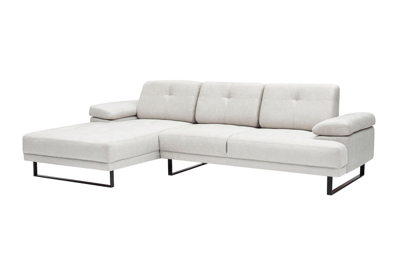 Coltar cu Sezlong Stanga, Asi Home Mustang Large, Bej, 174  x 314 X83X100cm